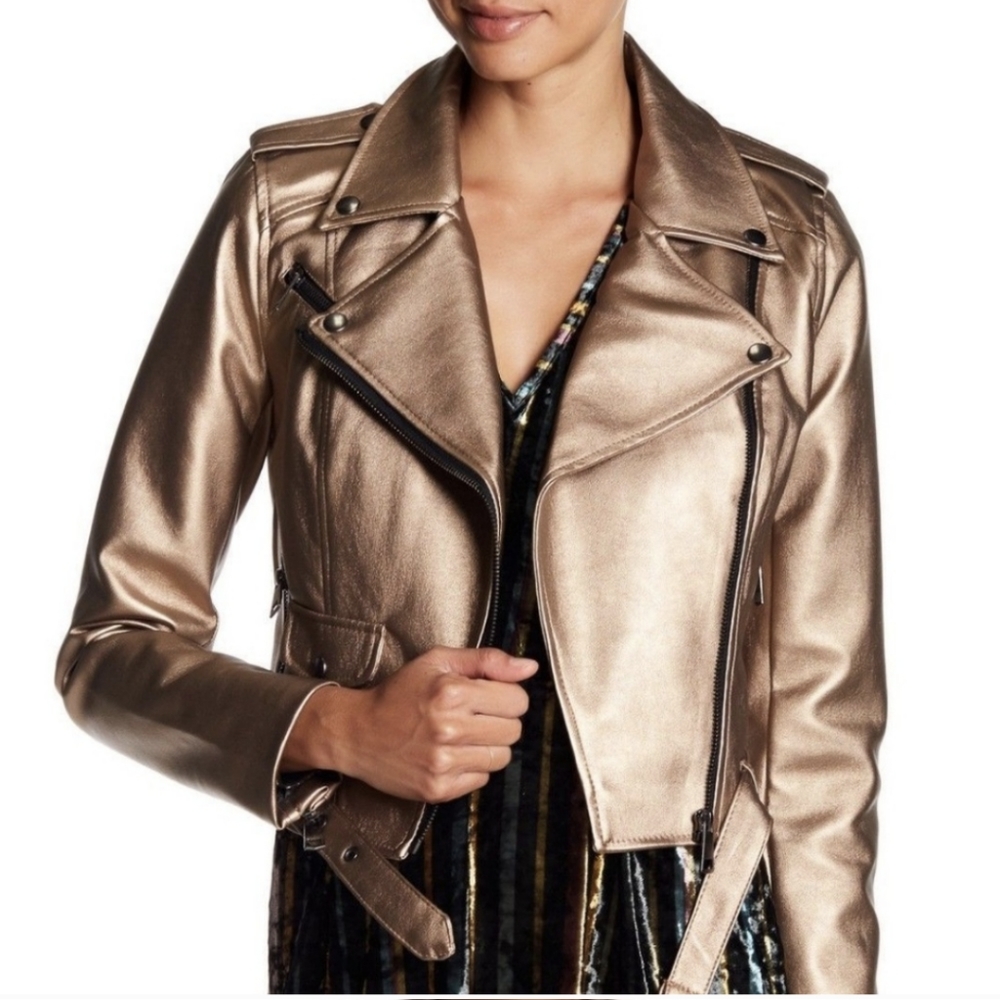 Romeo and Juliet Faux Leather Metallic Bronze